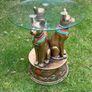 Egyptian bastet side table Image 5