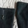 Black Suede Boots    Size 5 Image 5