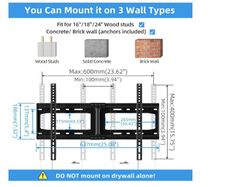TV fixed wall mount