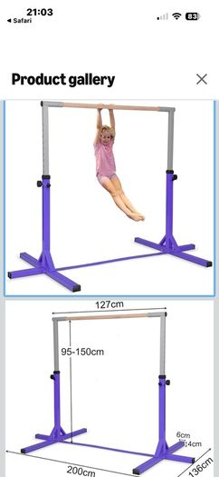 gymnastic bars