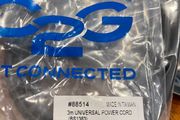 C2G Universal Power Cord - Power Cable - BS 1363 (M) 3 m - Molded - Black
