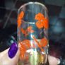 Vintage 1950's multicoloured and gold gilt glasses. Image 5