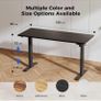 Electric Standing Desk, 160 x 60 cm Height Adjustable Sit Stand Desk with Splice Board and Memory Smart Pannel, Home Office Desks, Black Image 8