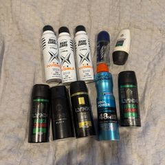 8 Cans of men's Deodorant