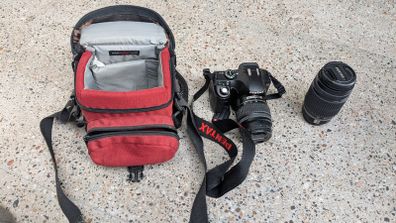 Pentax K-x digital camera + two lenses