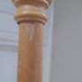 Rustic 2 m curtain pole wooden Image 3