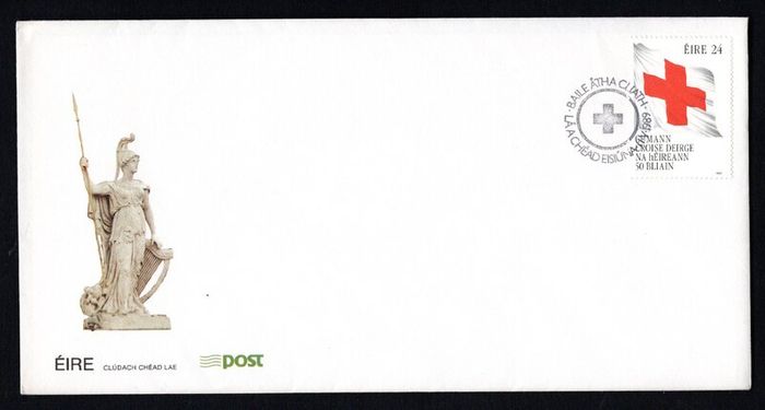 1989 Ireland Anniversary of the Red Cross Commemorative Stamp An Post First Day Cover (FDC)
