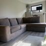 Corner Sofa Charcoal Grey Image 2