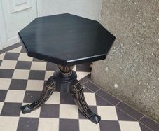 Vintage hexagonal side table