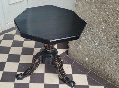 Vintage hexagonal side table