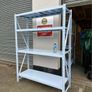 1 BAY Heavy Duty 100 Kilo Metal Racking 4 Metal Shelves 2m x1.5m x50cm Image 4