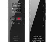 main image for ad Digital Dictaphone 8GB 1536kbps High Recording Quality Sound Reduction, One-Touch Recording, Voice Recognition, MP3, Recorder for Lecture, Interview, Meeting etc.