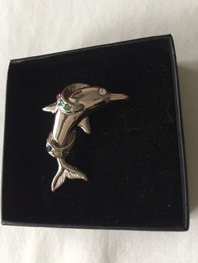 Dolphin Brooch