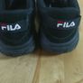 FILA Womens Disruptor Low Top Black Suede Sneakers Euro 39.5 UK \ Ire 6 Chunky Y2K Image 4