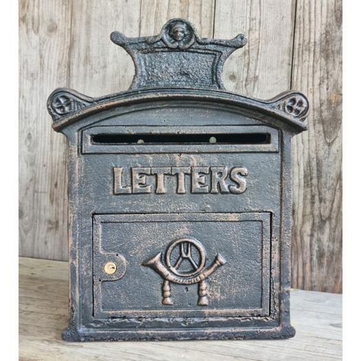 Cast Iron Wall Mounted Post Box CH-R-036