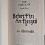 Joe Abercrombie First Law 1st edition Trilogy + Best Served Cold Hardback Set BCA 1st Print Image 10