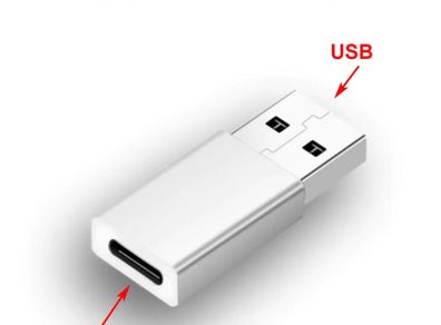 Type C USB-C Female to USB Male Adapter Converter Charger Laptop iPhone Tablet