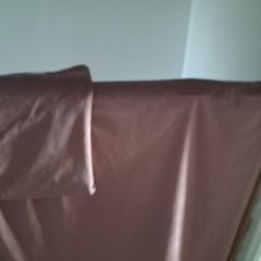 Pink Velour Eyelet Curtains 66ins x 72ins
