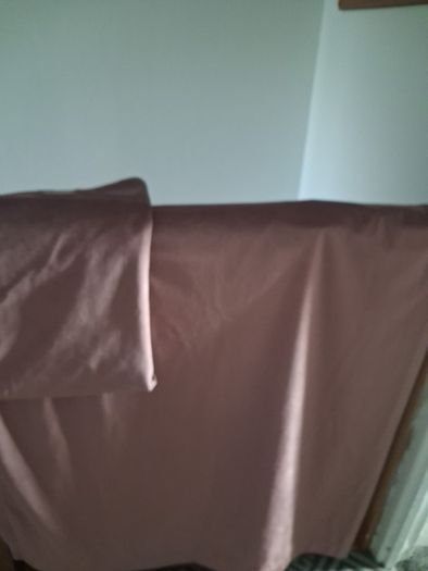 Pink Velour Eyelet Curtains 66ins x 72ins