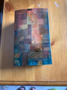 Wooden box with beautiful inlay design