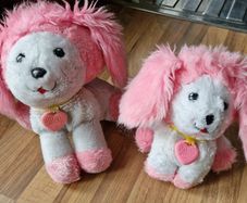 Pair of Vintage Poochie Teddies, Mattel 1982