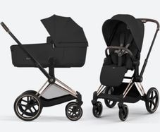 Cybex Priam Stroller with foot muff / buggy rose gold 2023