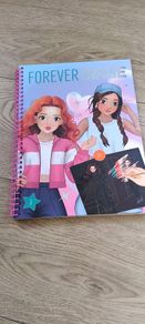 Scratch art fashion book