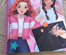 Scratch art fashion book