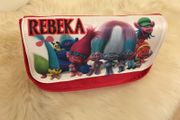 Trolls Personalised Pencil Case Make up bag School Birthday Gift Boys Girls with your own name on it! / back to school stationery