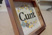 Funny cross-stitch
