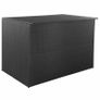 Garden Storage Box Black 150x100x100 cm Poly Rattan Image 5