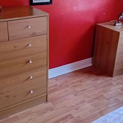chest of drawers and locker
