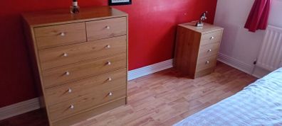chest of drawers and locker
