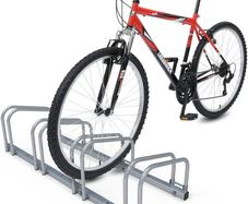 4 Bike Stand Floor or Wall mounted bike rack for garage Bicycle Parking rack Cycle Storage Locking Stand