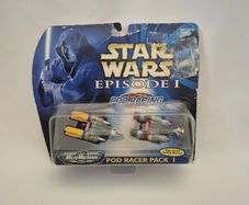 Micro Machines Star Wars Pod Racer Pack 1 Spaceships 1999 Hasbro 66531 New