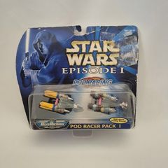 Micro Machines Star Wars Pod Racer Pack 1 Spaceships 1999 Hasbro 66531 New