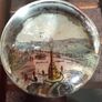 Antique Victorian Souvenir Domed Glass Picture Paperweight Image 3