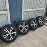 16" Mercedes 5x112 Black & Silver Image 4