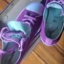 girls pink converse size uk 5/eu38 Image 5