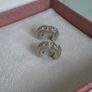 Pandora sparkly clear charm clips very good condition hallmarked Image 6