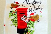 Pack Of 3 Festive Tea Towels (new).