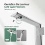 Bathroom Tap with Connection Hose, Washbasin Mixer Tap Single Lever Mixer Tap Chrome Washbasin Mixer Tap with Spout Height 123 mm Image 4