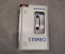 Sanyo Model M4440 Portable Stereo Cassette Player