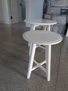 ikea kregsta nest of tables x2 white