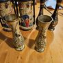 3 X Pairs Of Vases. Porcelain And Metal All In Good Condition. See Photos For Same. Image 2