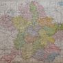 1905 Antique Colour Map Meath Image 2