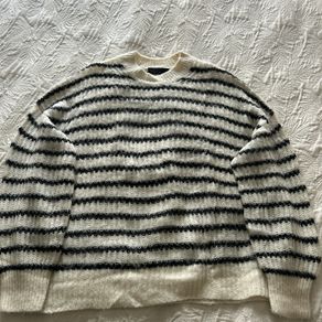 Allsaints Renne Striped Jumper Medium