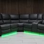 Rita Corner Electric Leather Recliner Sofa Image 3