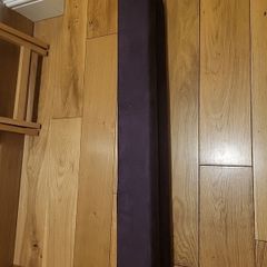 2.2m gymnastics folding beam in purple synthetic suede.  Very good condition.
