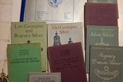 10 x Vintage1920's / 60's  Books on old silver from the 18th century